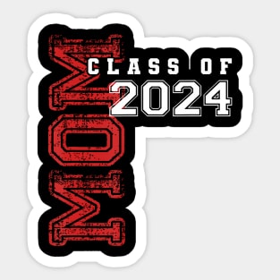 Mom Mother Senior 2024 Proud Mom Of A Class Of 2024 Graduate Sticker